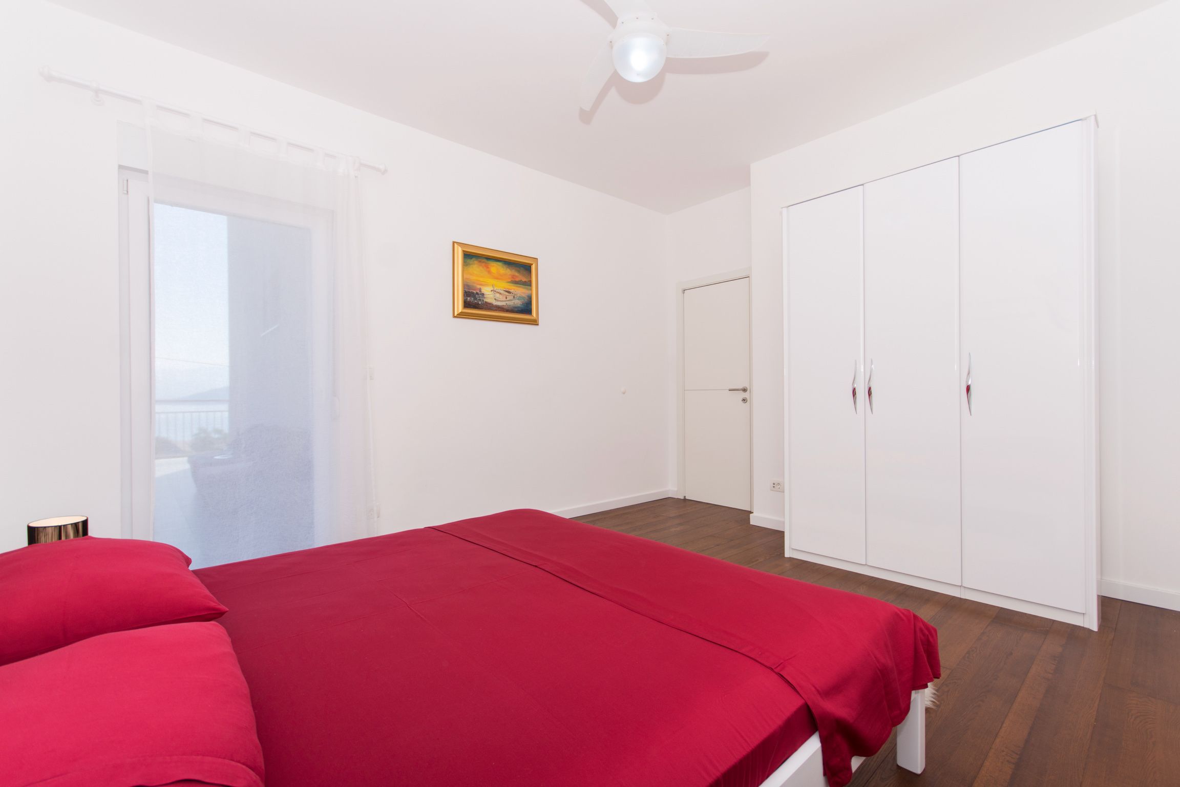 Apartment Sage bedroom with natural light