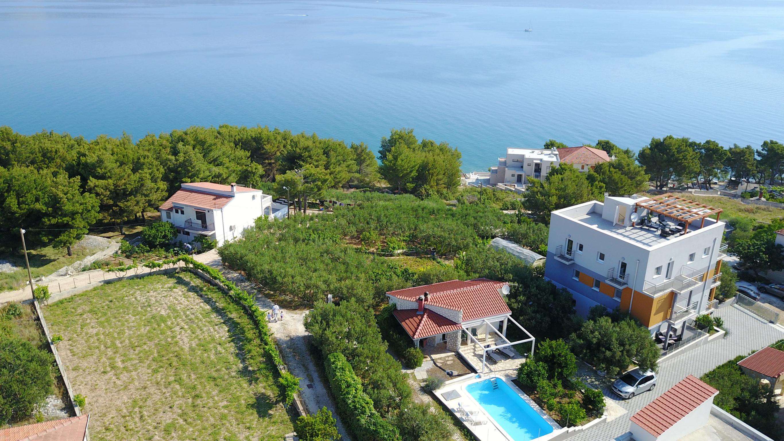 Čiovo coastline at golden hour